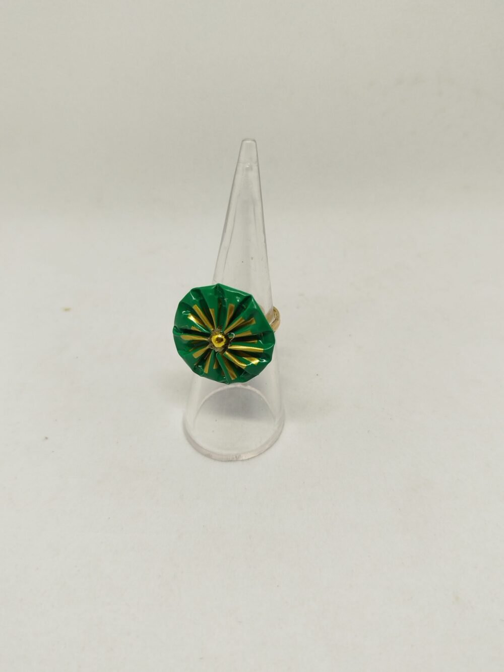 bague en capsules café vert