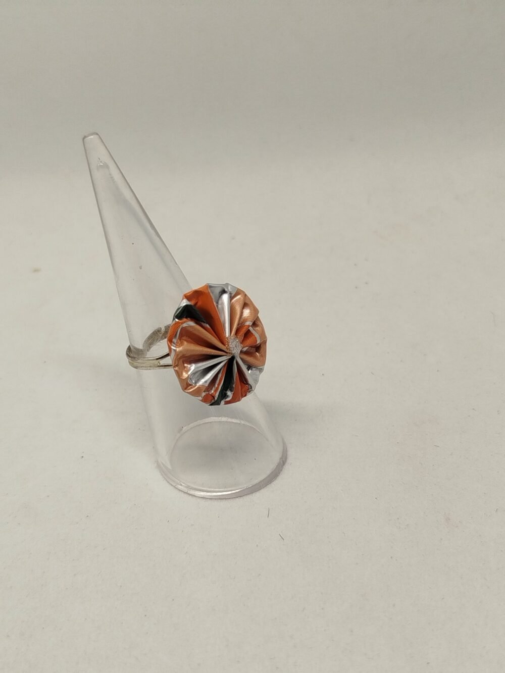 bague en capsules café rose