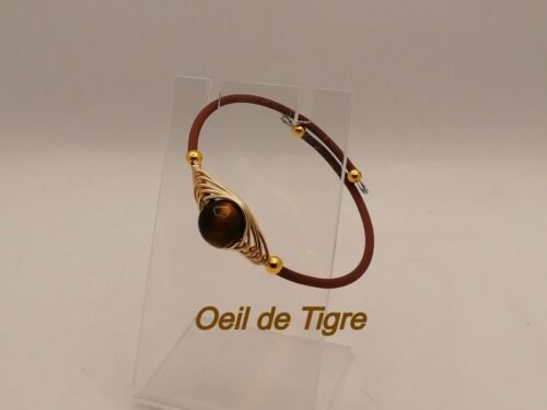 oeil de tigre bracelet fait main pierre naturelle entouré de fil aluminium champagne bijouterie mypearls jewelery_edited œil-de-tigre-bracelet-fait-main-pierre-naturelle-entoure-de-fil-aluminium-champagne-