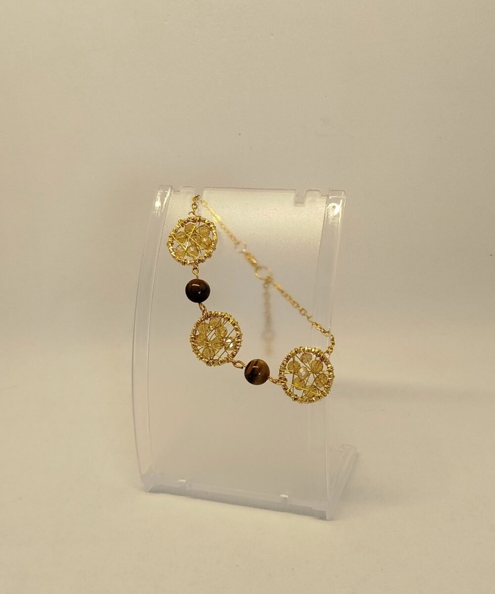 bracelet en pierres naturelles œil de tigre