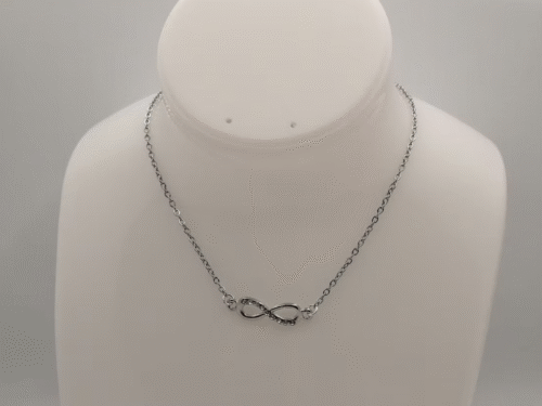 Collier Infini Élégant avec Strass