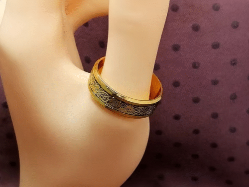 bague en carbure de tungstène bague en carbure de tungstène doré