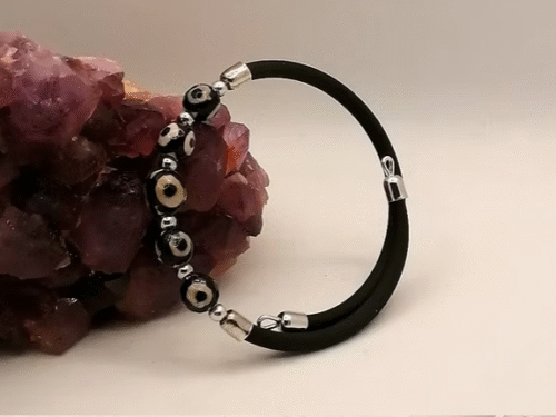 bracelet-homme-en-pierres-agates-tibetaines