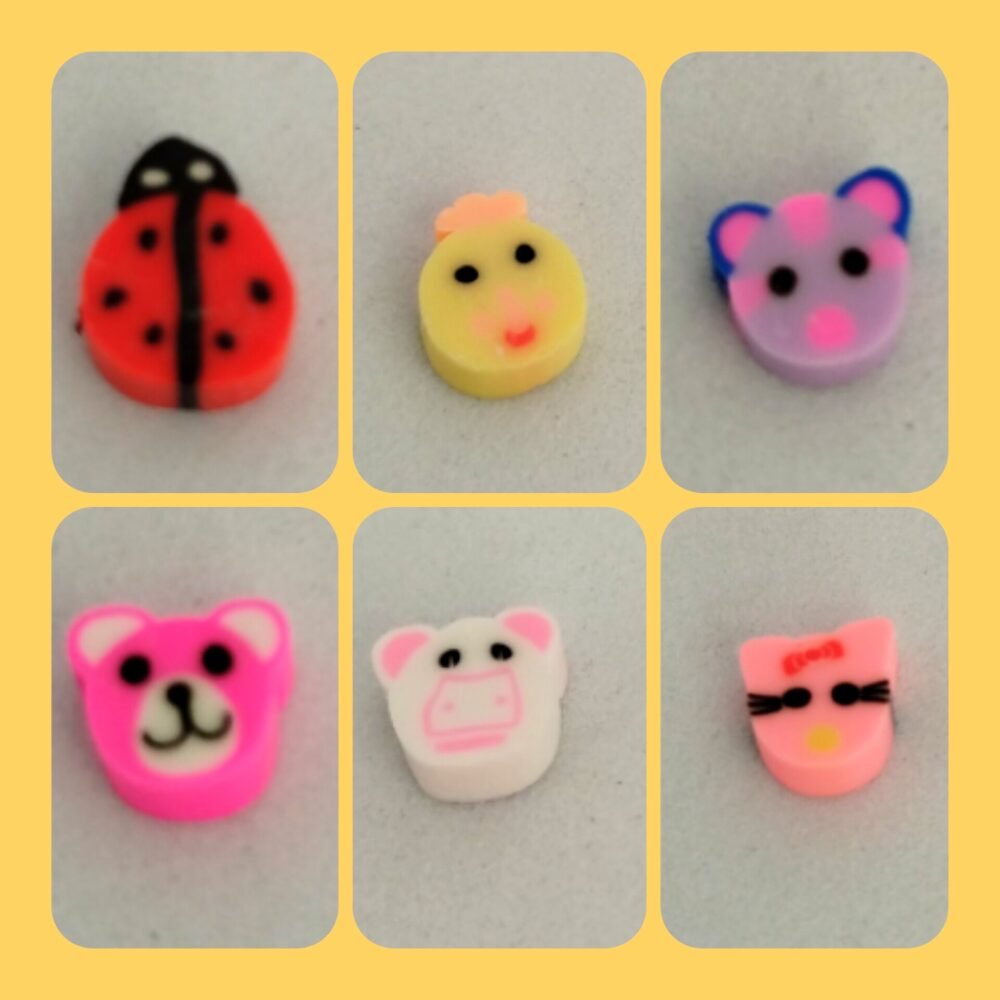 breloques en pâte polymère pour bracelets enfants