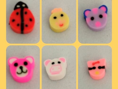 breloques en pâte polymère pour bracelets enfants