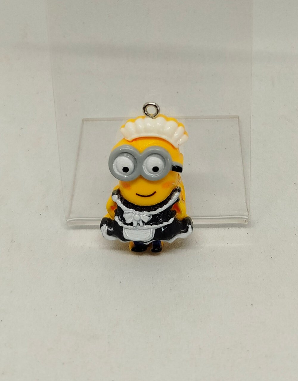 collier pour enfants en acier argenté et breloque les mignons
