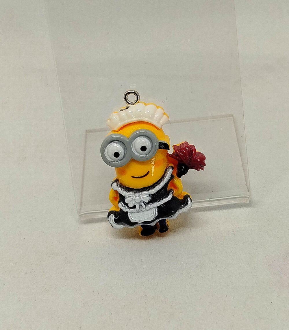 collier pour enfants en acier argenté et breloque les mignons