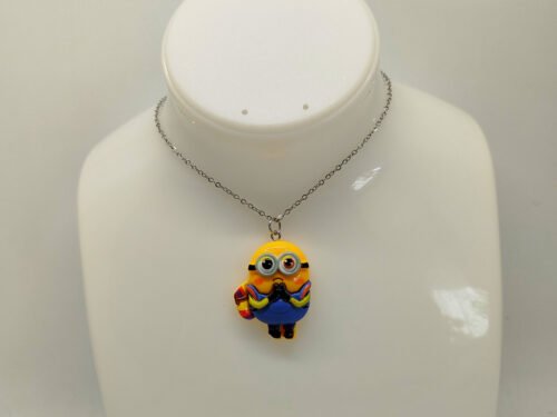 collier pour enfants en acier argenté et breloque les mignons collier pour enfants en acier argenté et breloque les mignons