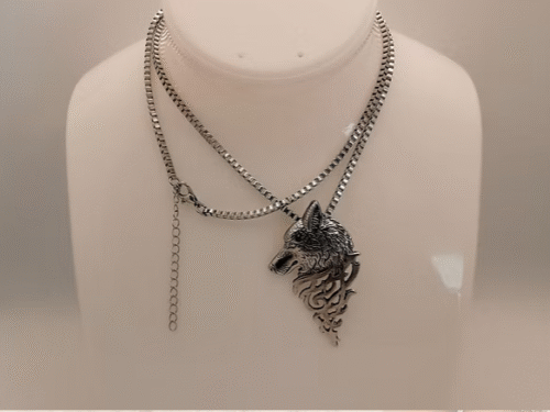 collier pour homme tête de loup collier-homme-tete-de-loup