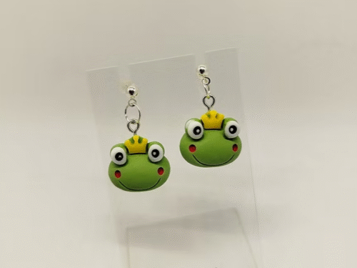 clous d’oreilles pour enfants breloque grenouille clous d'oreilles pour enfants breloque grenouille