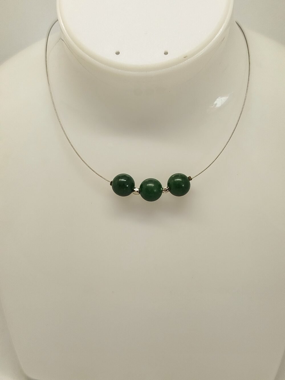 Superbe Collier en Pierres Naturelles jade