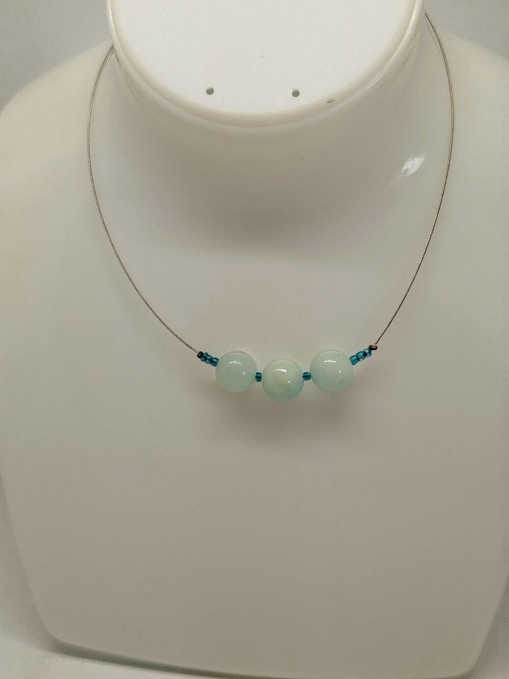 Superbe Collier en Pierres Naturelles jade perse