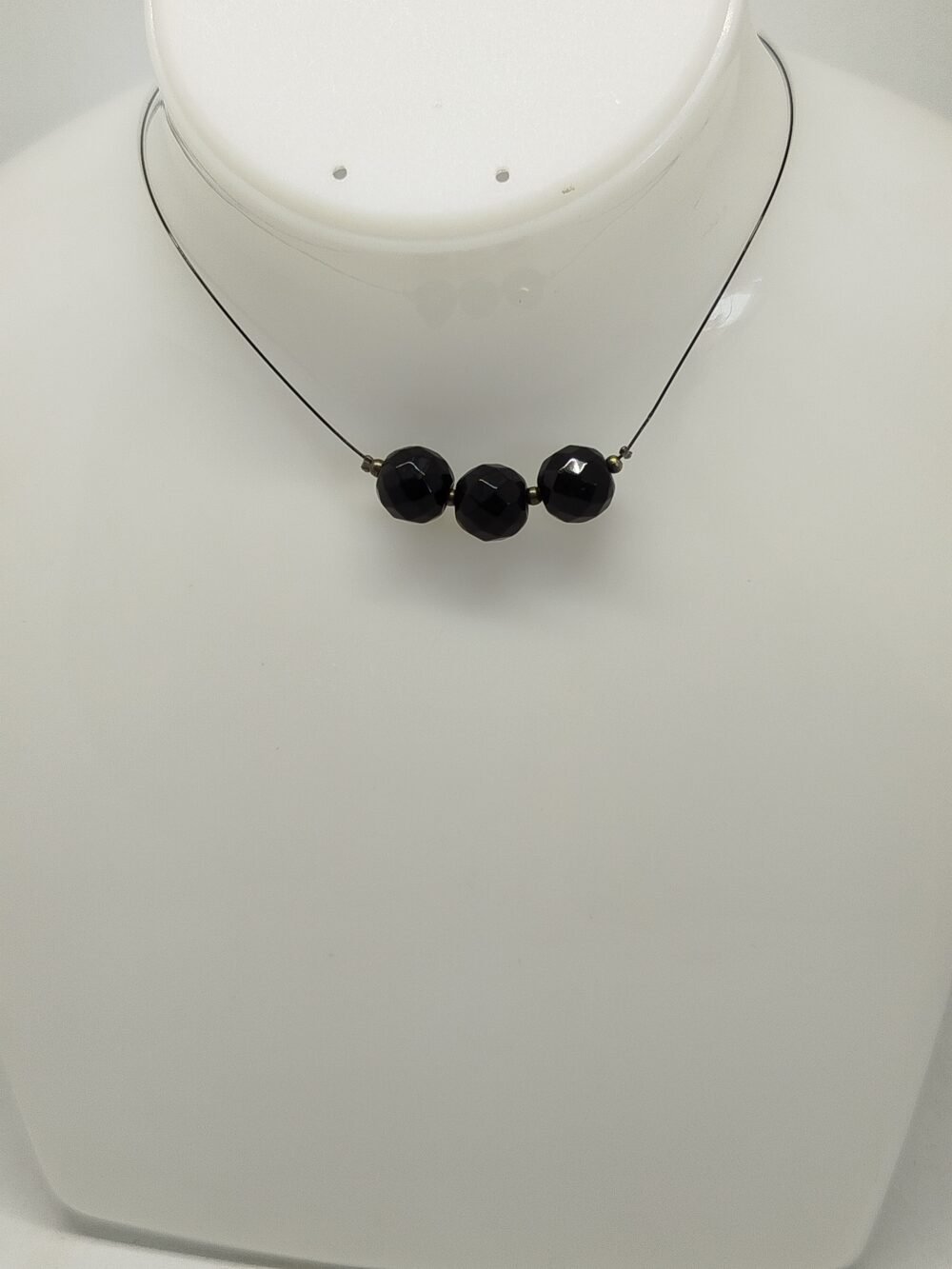 Superbes Colliers en Pierres Naturelles onyx à facettes