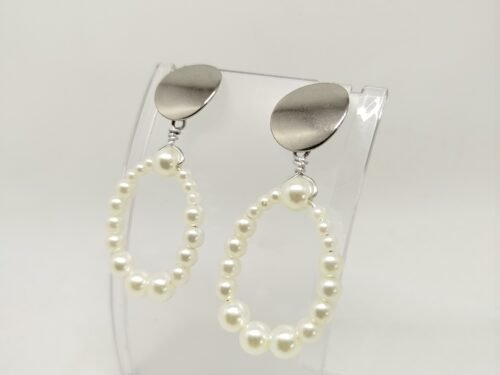 créoles en perles nacrées créoles en perles nacrées