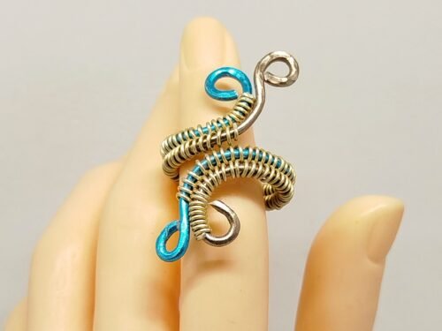 bague tissée original