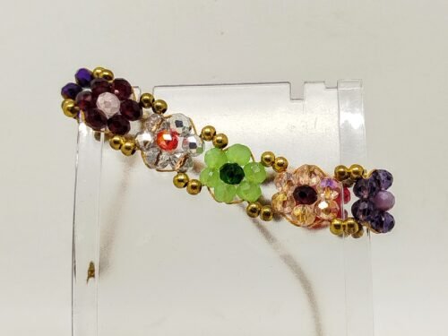 bracelet fleur en perles