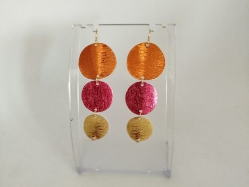 Boucles d’Oreilles Élégantes en rouge