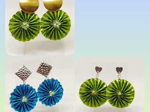 boucles d'Oreilles Éco-Chic en capsules de café