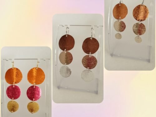 Boucles d’Oreilles Élégantes plusieurs couleurs